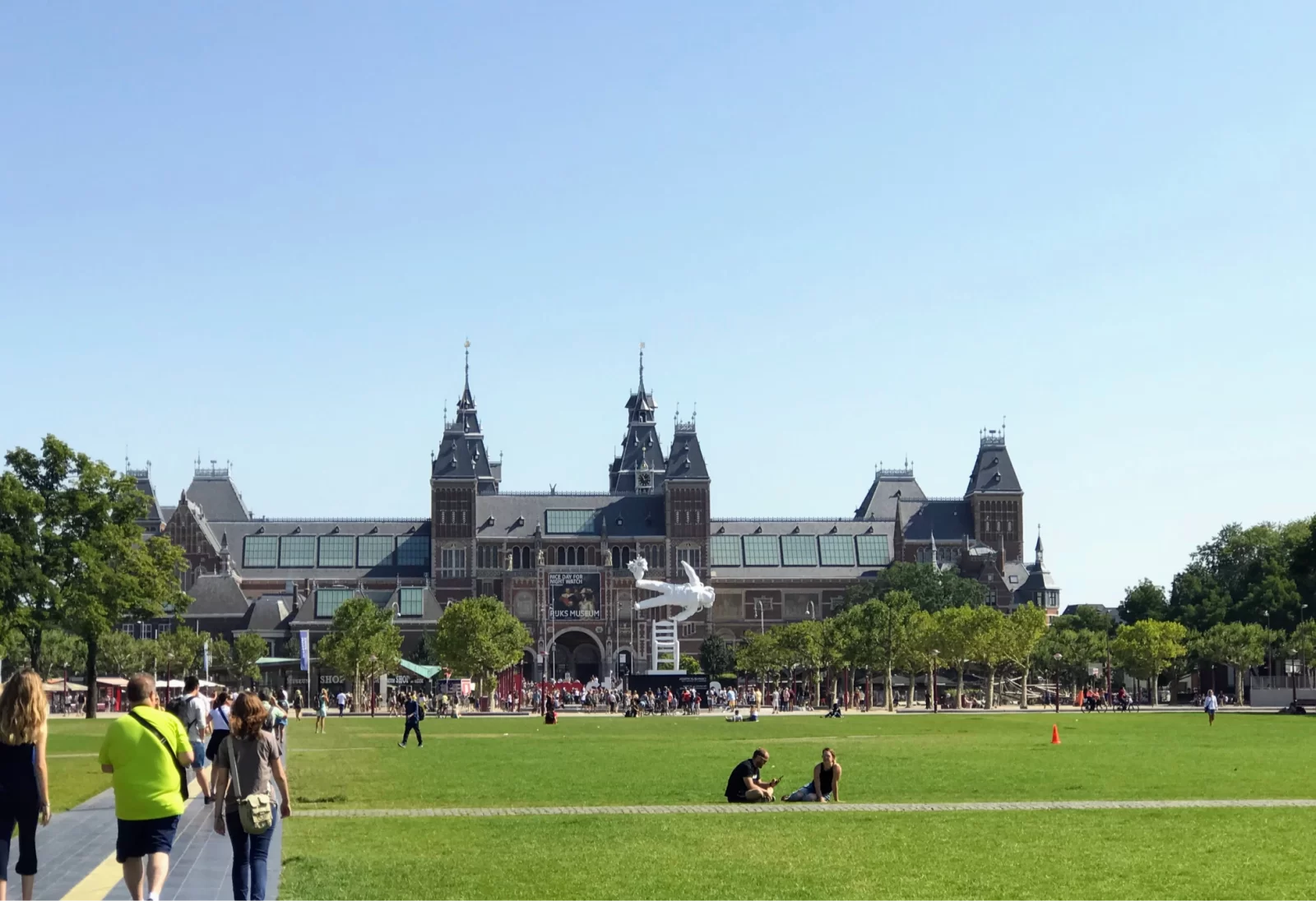 Rijks Museum during 3 days in Amsterdam itinerary