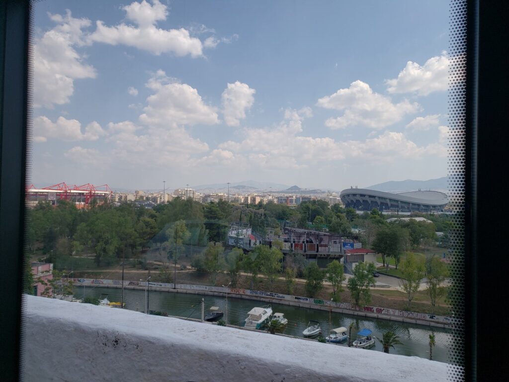 View of the city from Hop on Hop off Bus in Athens