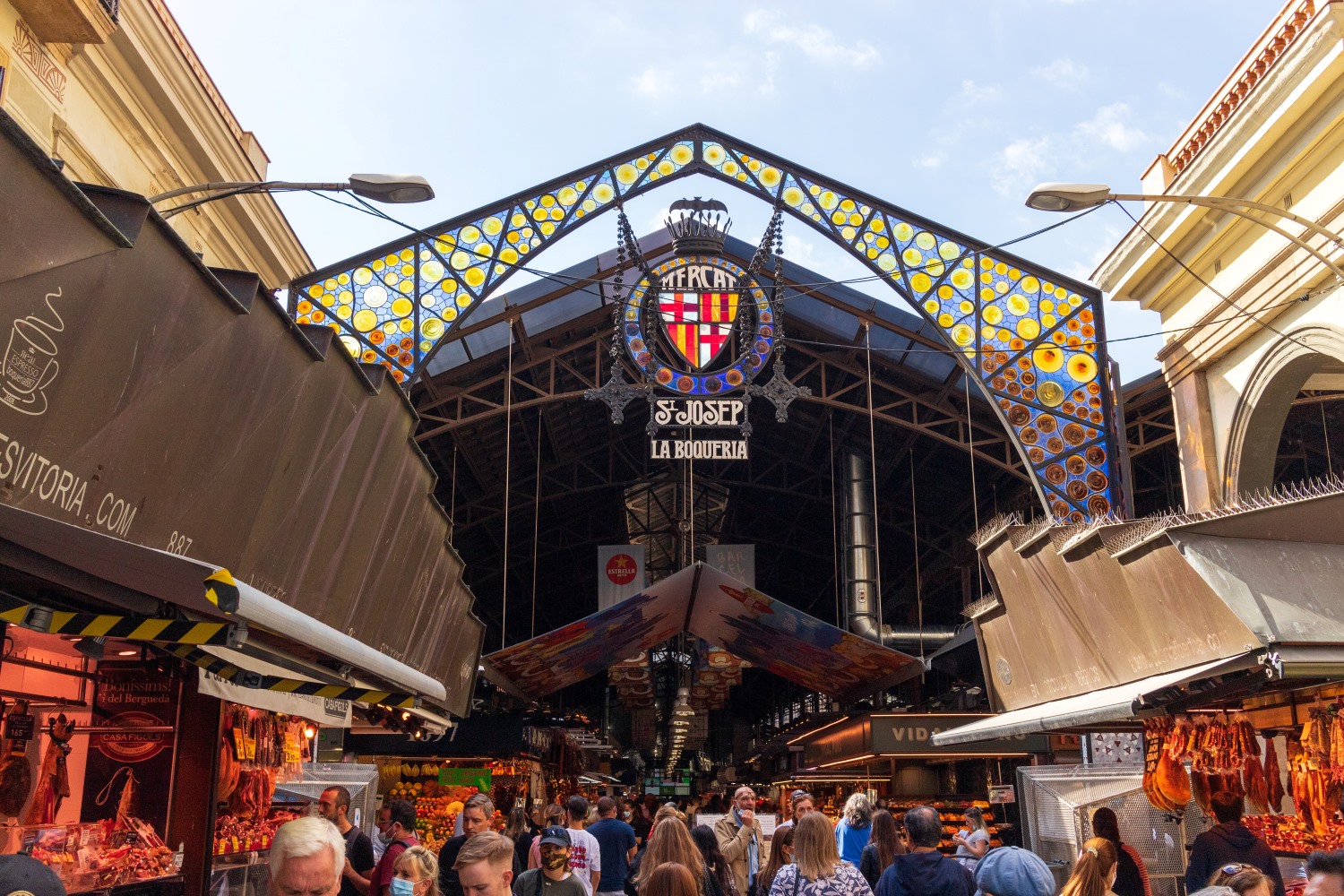 La Boqueria, La Rambla, Barcelona, Spain