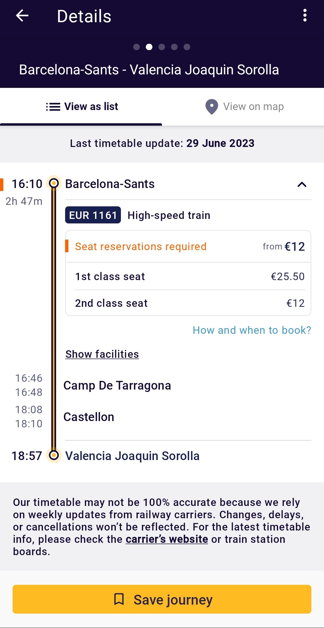 train ticket