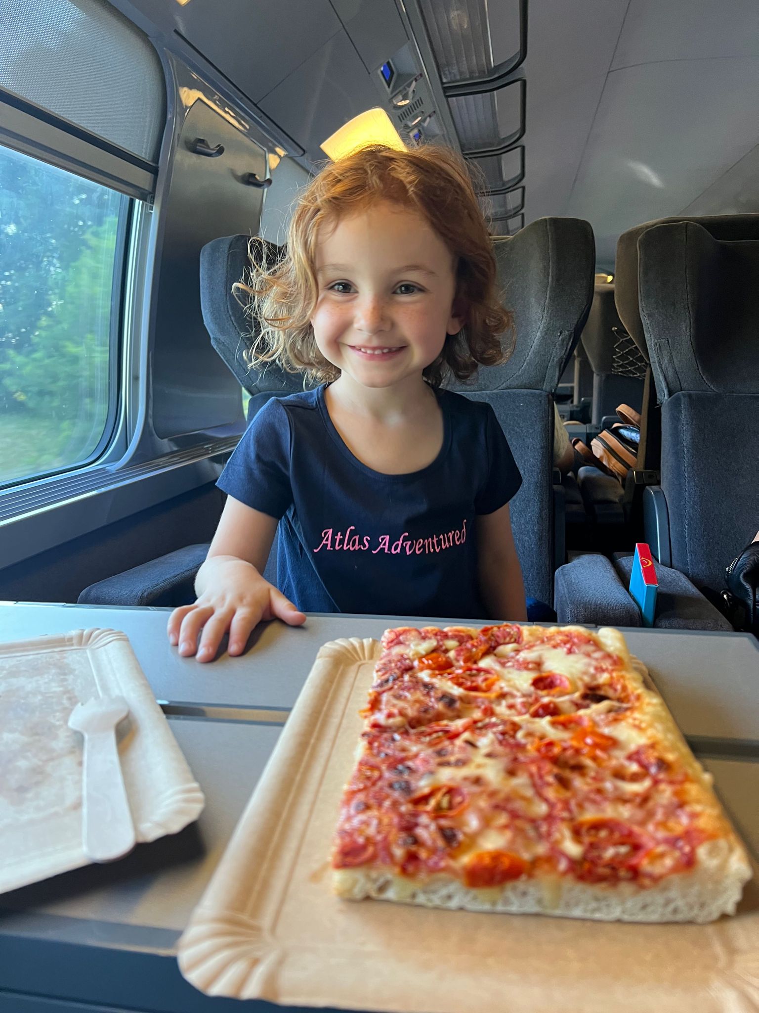 lunch on the train