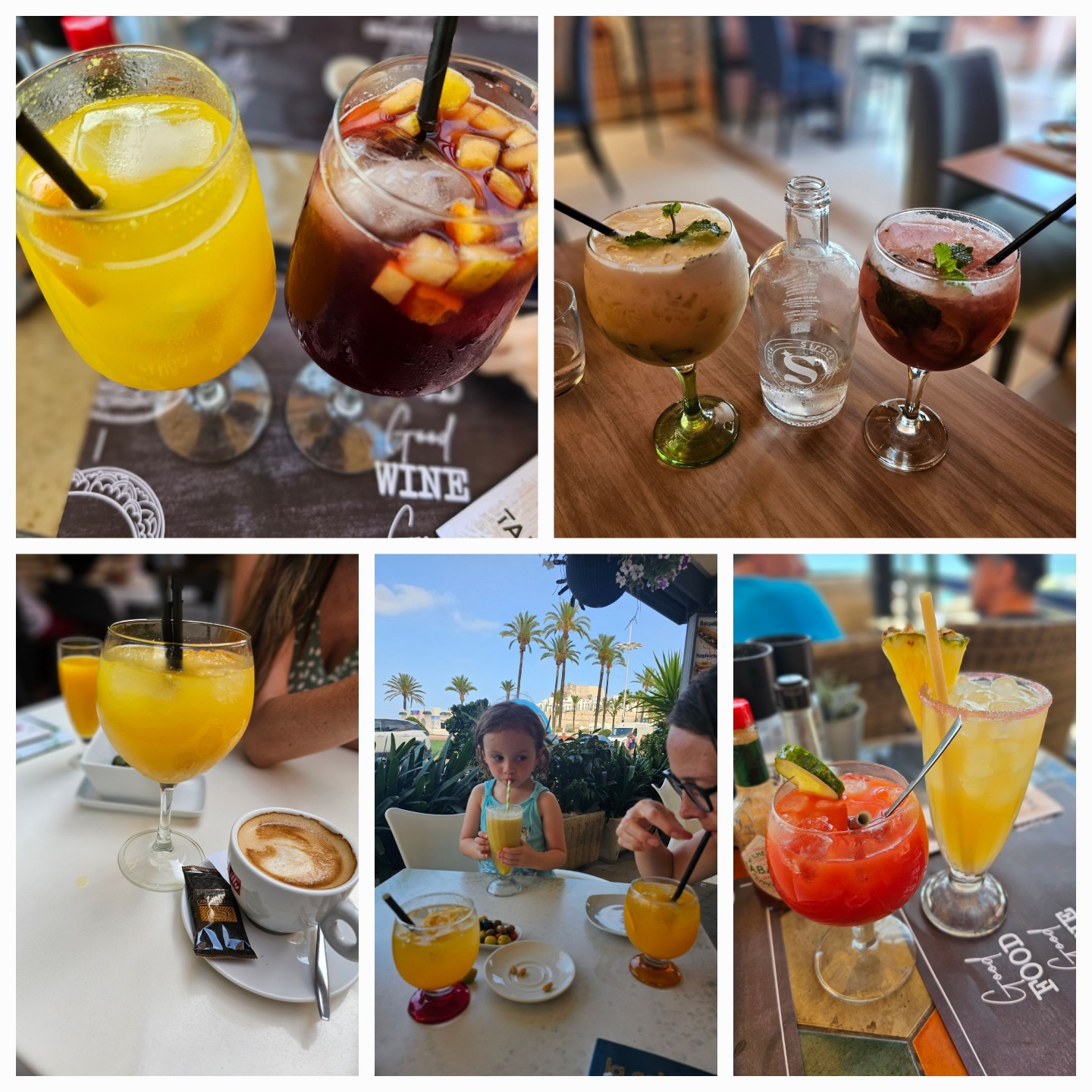 aqua de valencia and sangria 