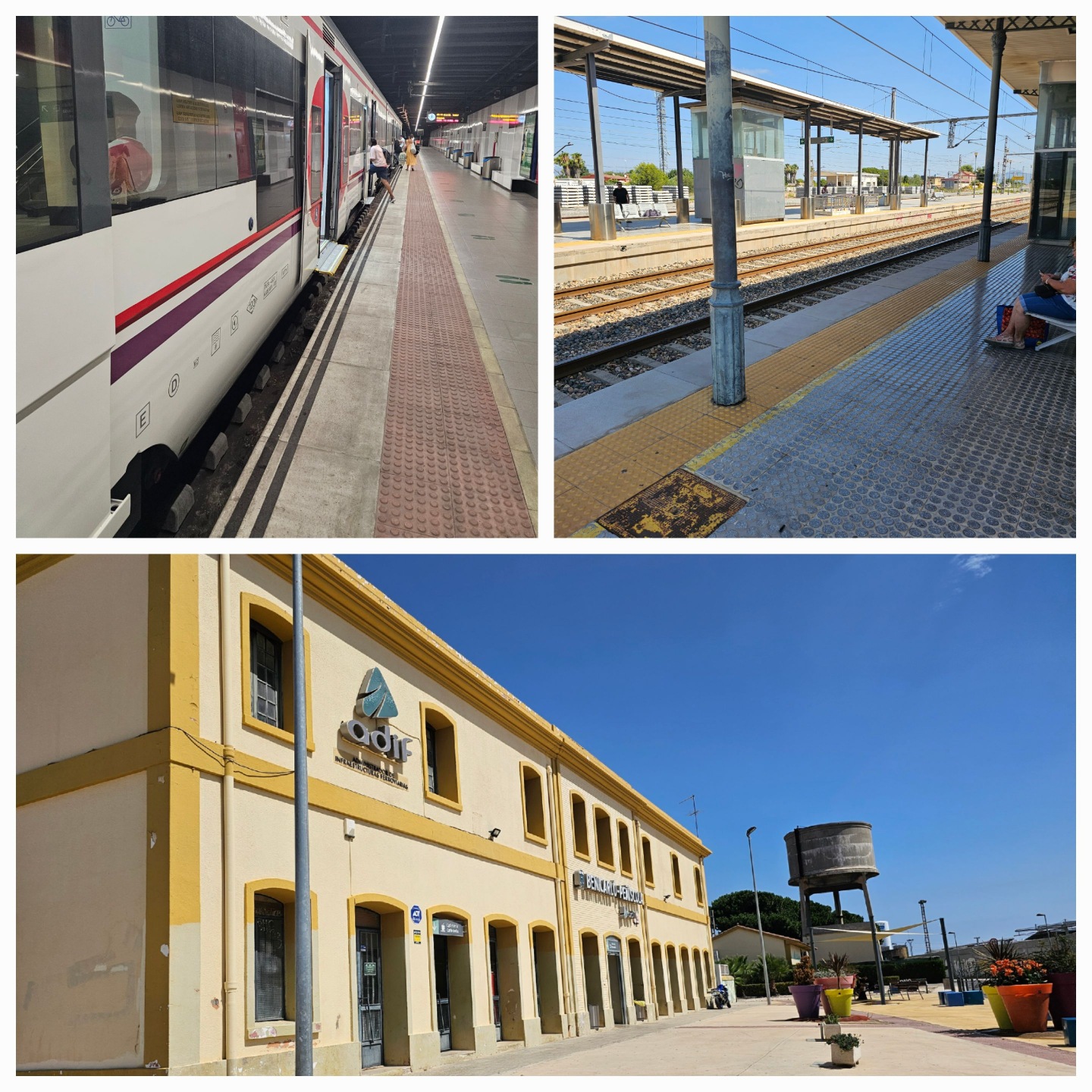 train to Peniscola, Spain