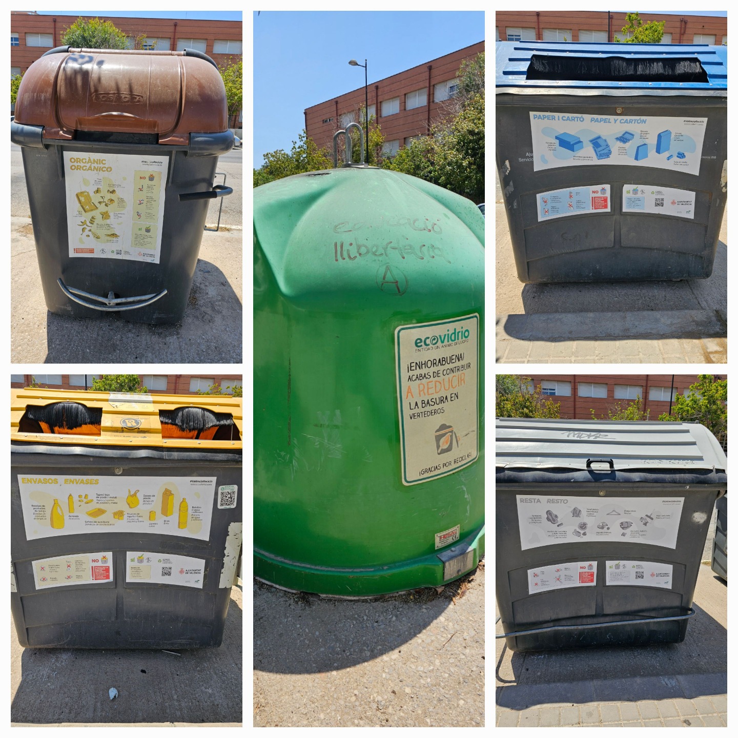 trash Valencia, Spain