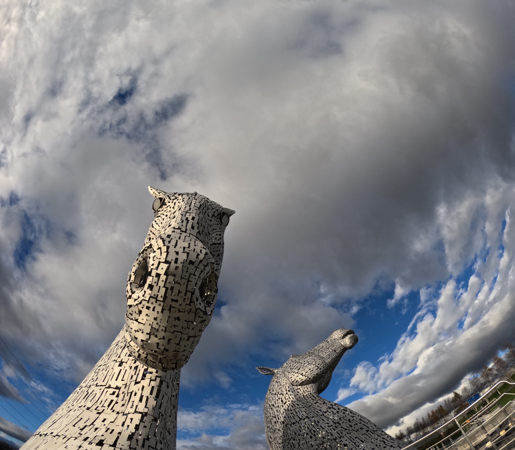 The Kelpies in Scotland