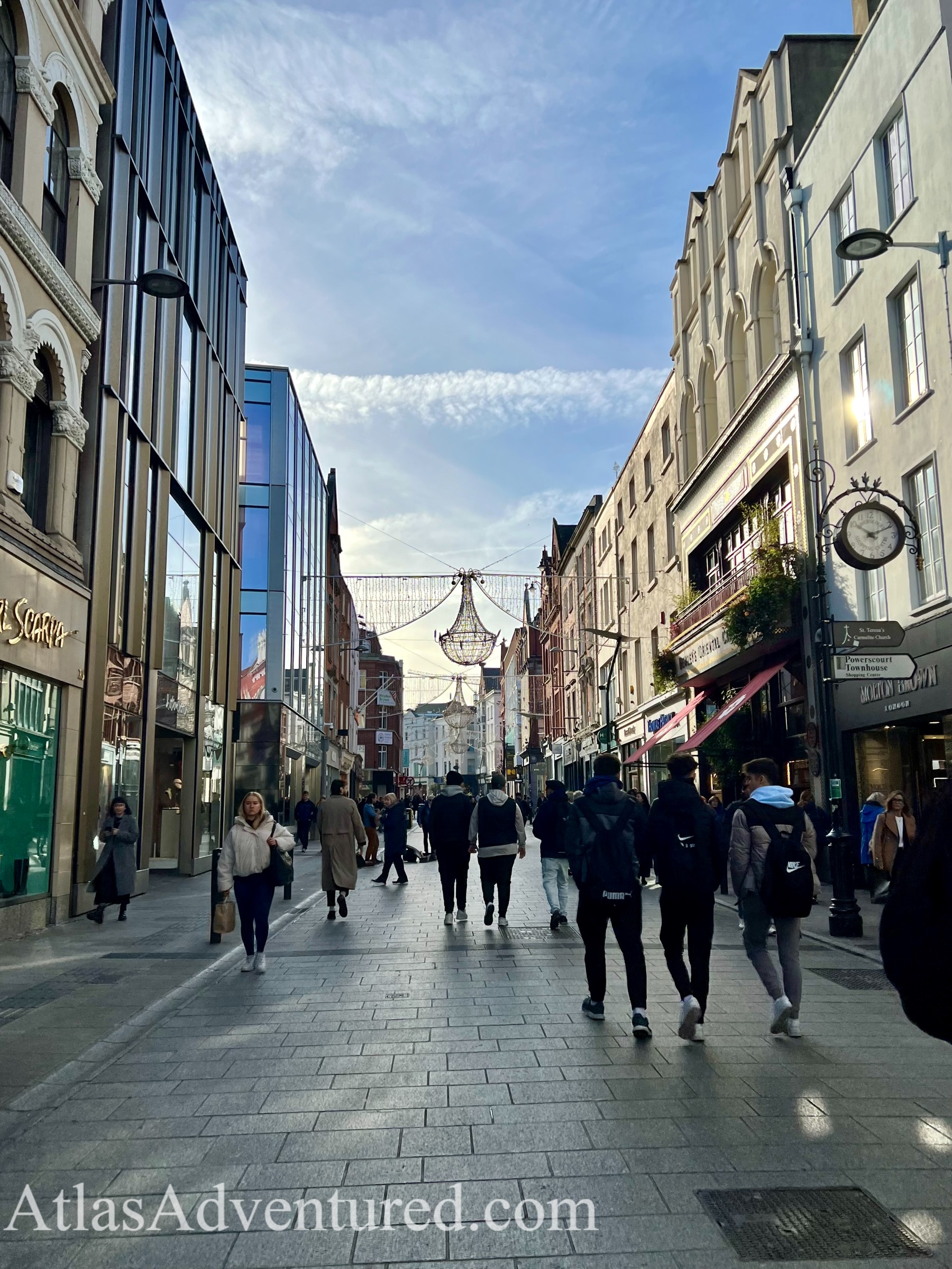 Grafton Street in Dublin, Ireland