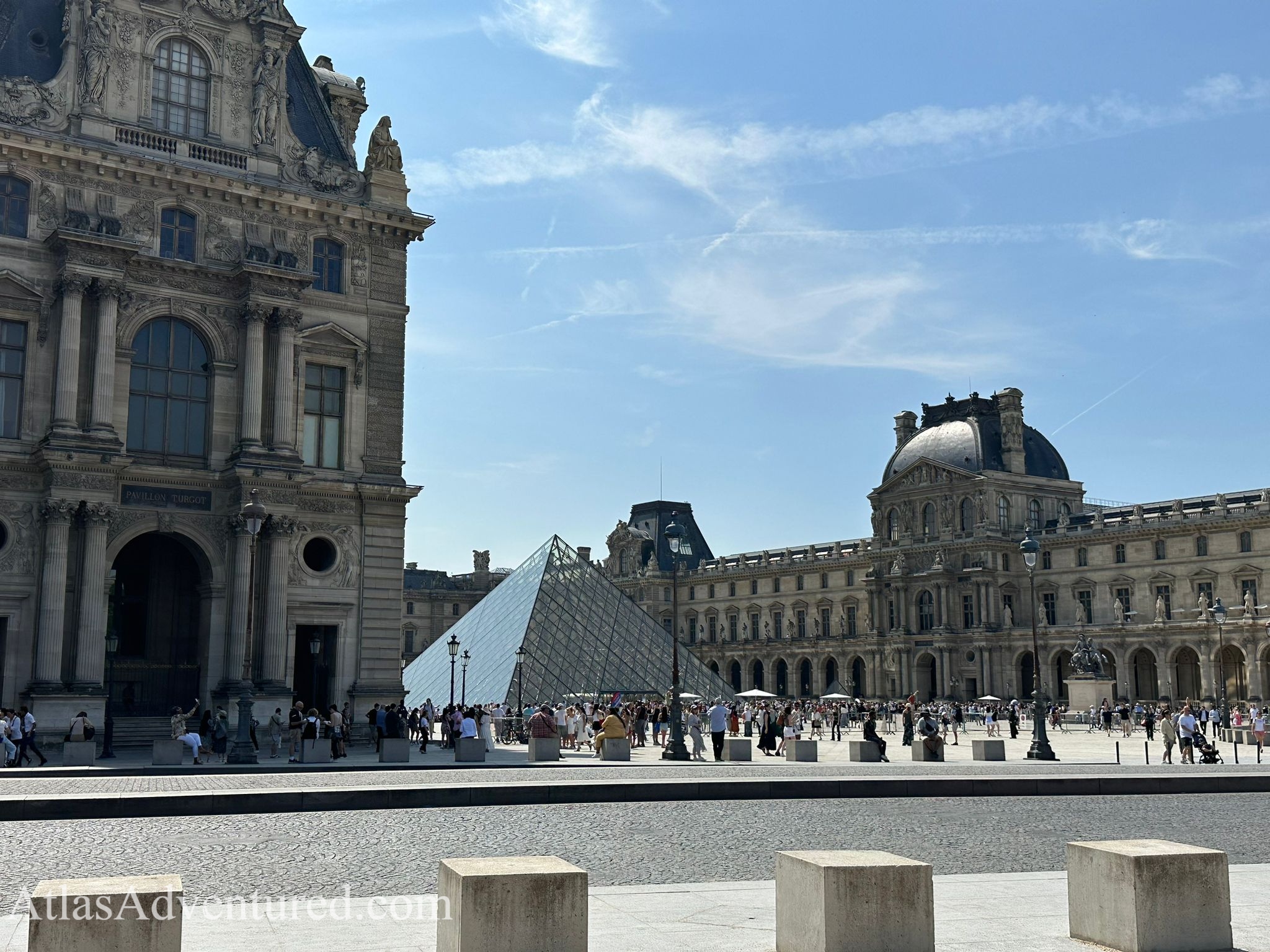 The Louvre in Paris, France