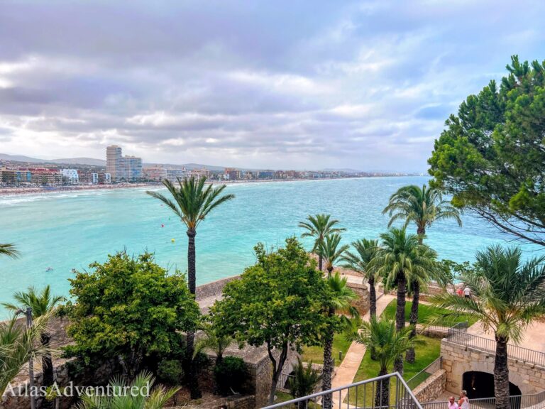 View of Peniscola from the castle