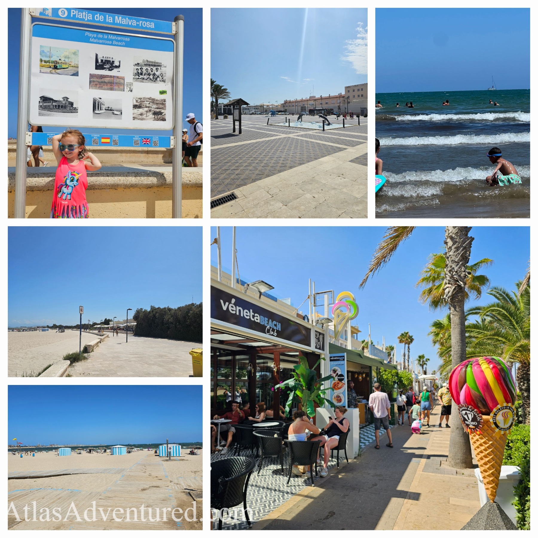 Beaches in Valencia, Spain