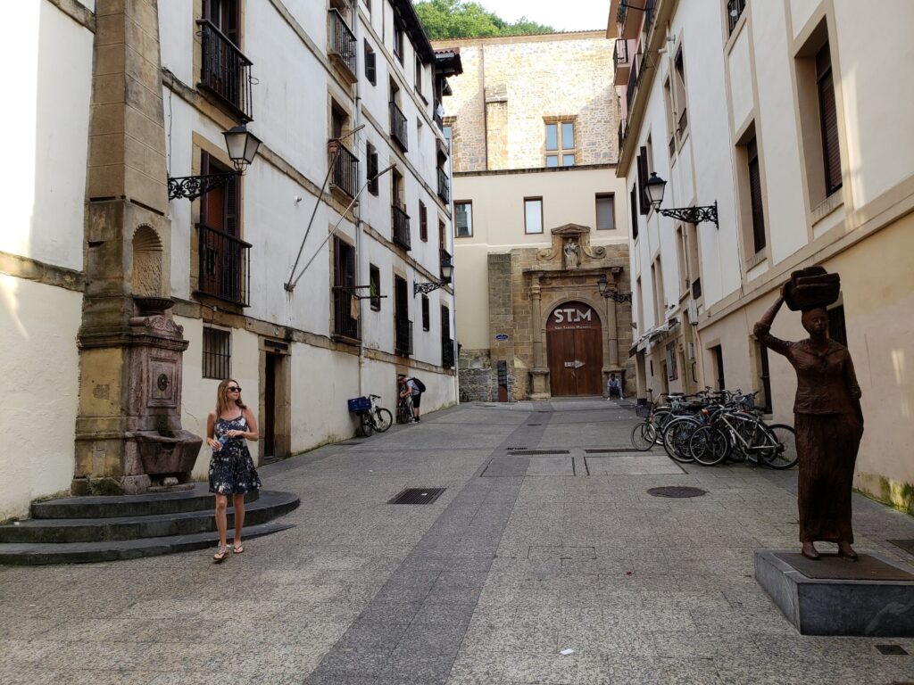 Early mornings and empty streets in San Sebastian, Spain
