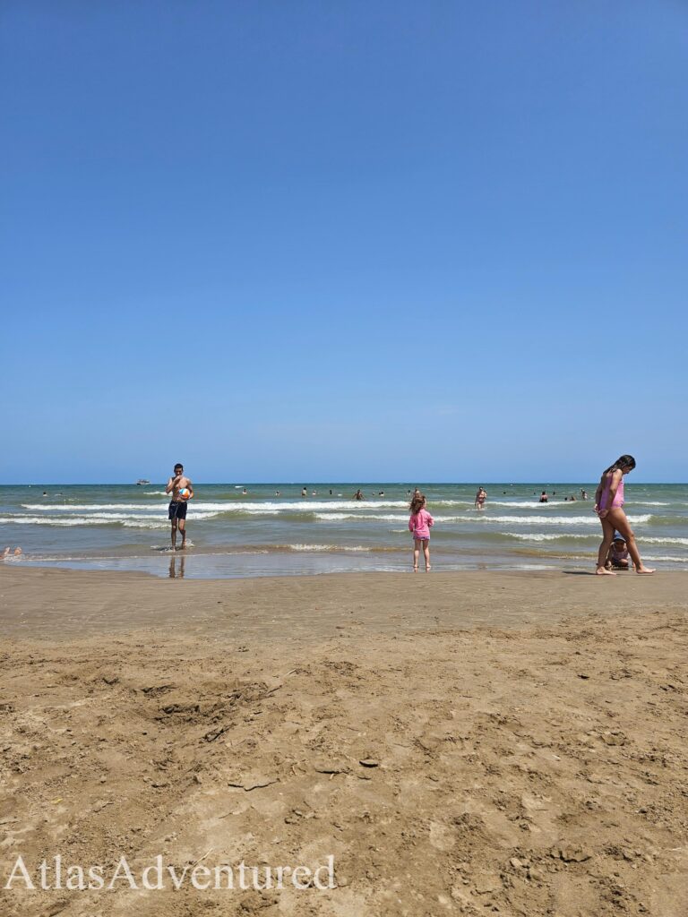Beach day in Valencia, Spain
