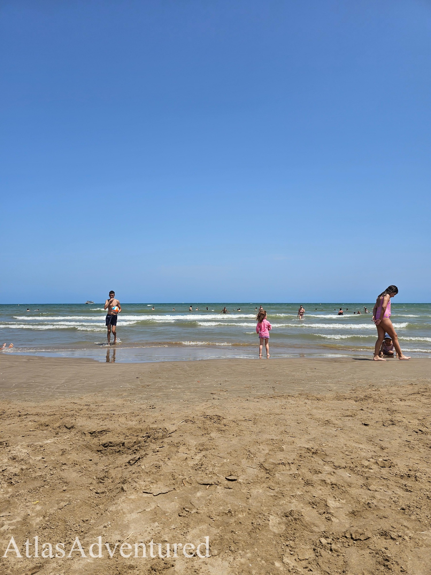 Beach day in Valencia, Spain