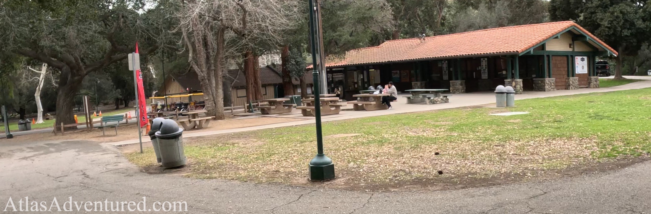 Lakeside snack bar located in Irvine Regional Park