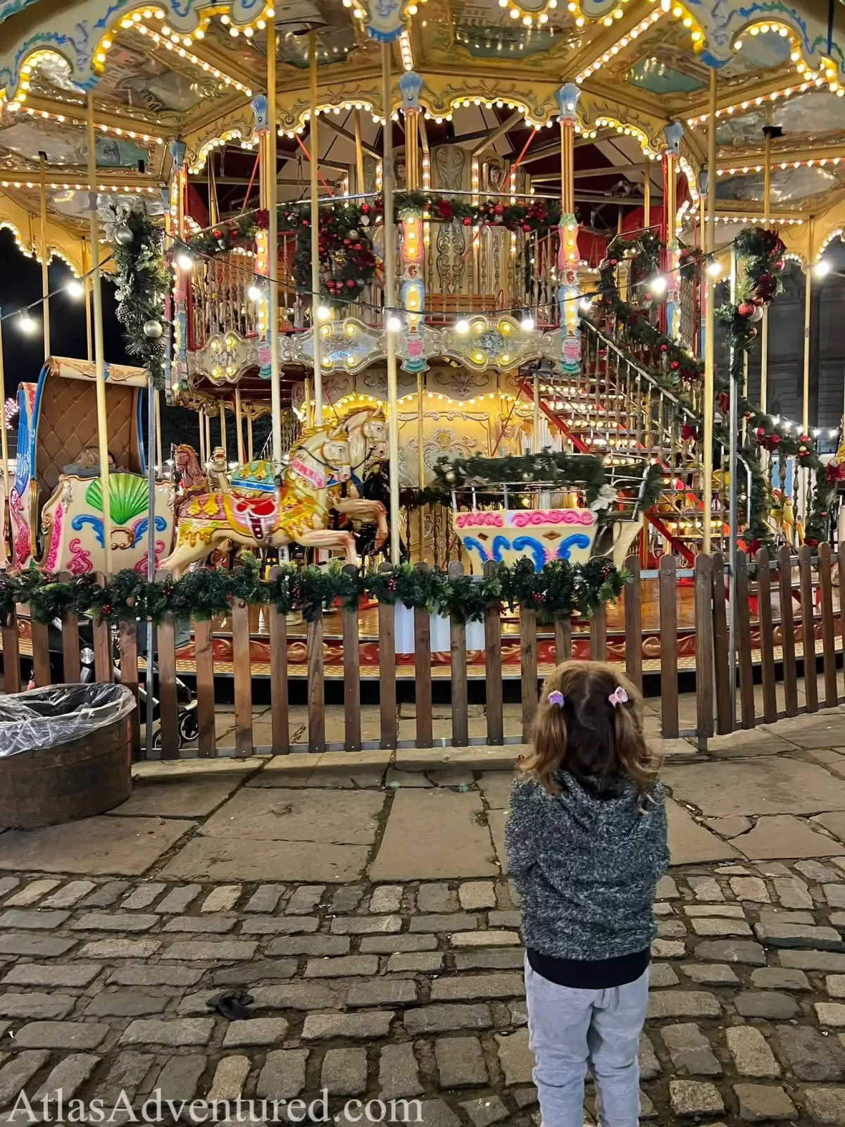 Carousel at Liverpool Christmas Market