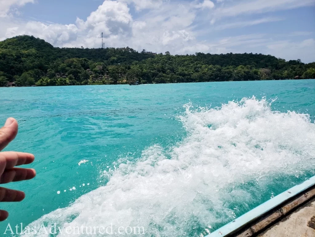 Long tail boat to north Phi Phi island