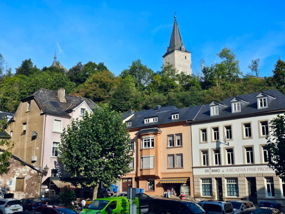 Vianden town in Luxembourg