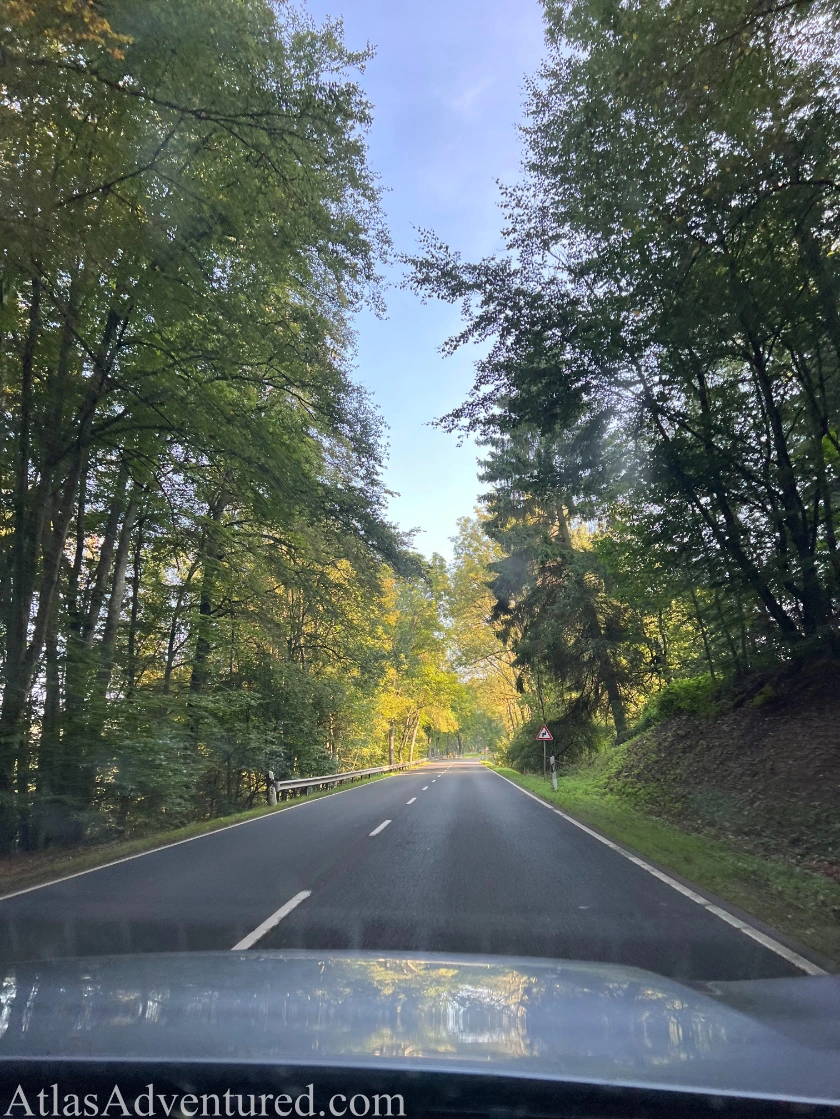 Benelux roadtrip. Driving through Luxembourg