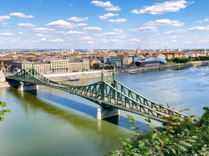 Bridge in Budapest Hungary