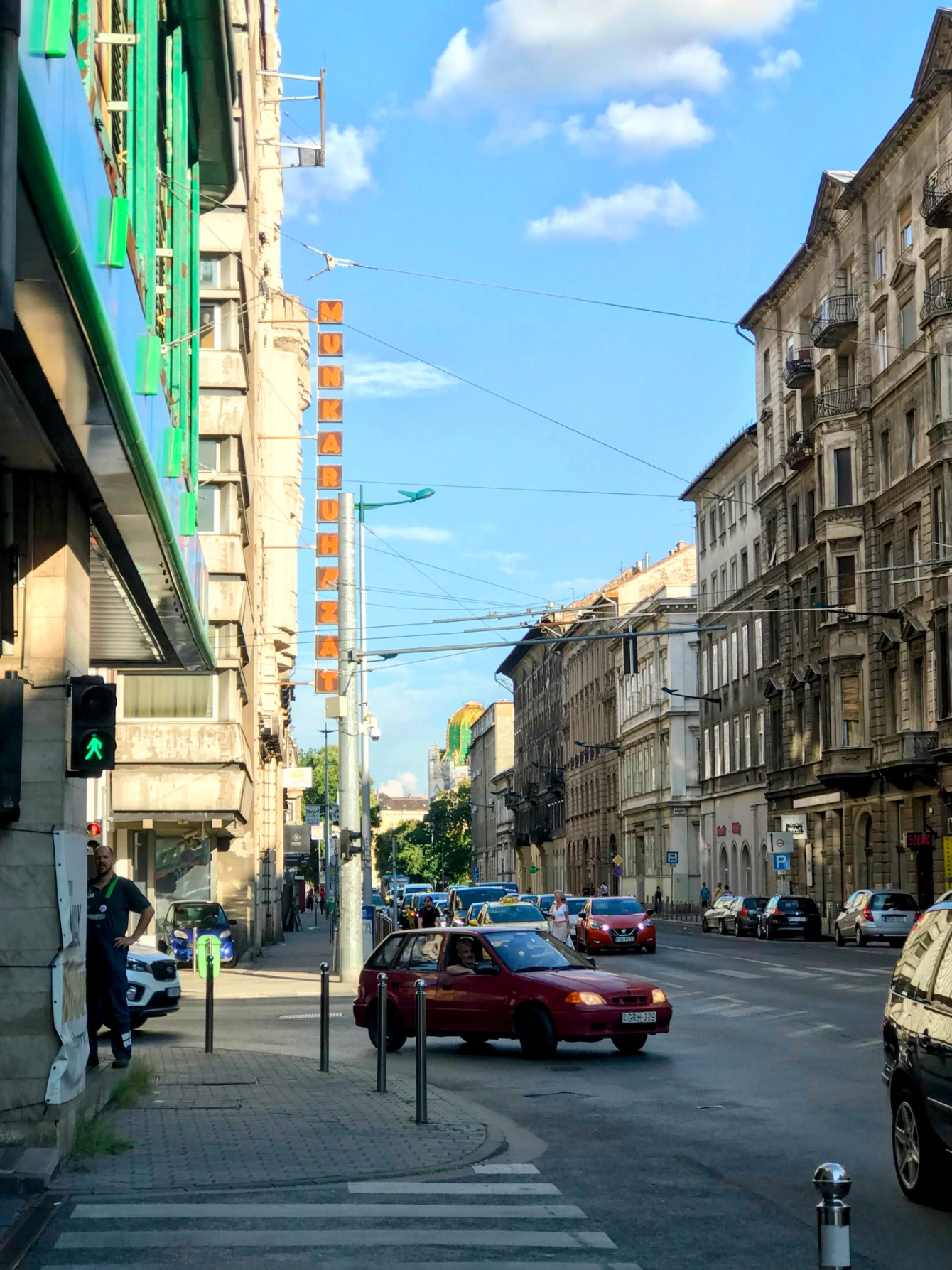 Walking around Budapest, Hungary