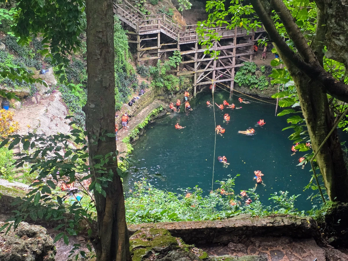 Cenote Zaci in Valladolid