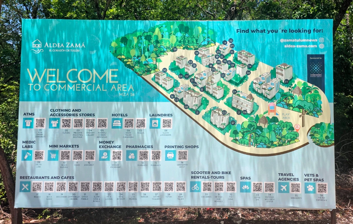 Aldea Zama map