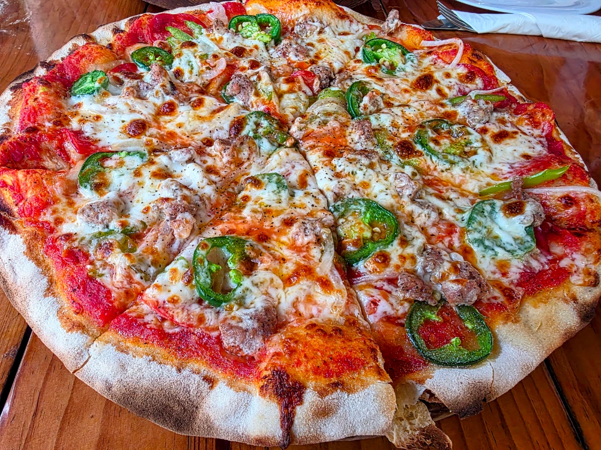 Best pizza in Tulum from La Onda
