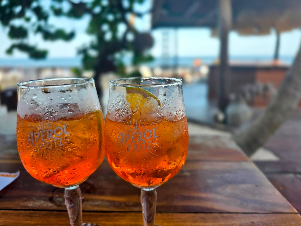2 for 1 aperol spritz in Tulum