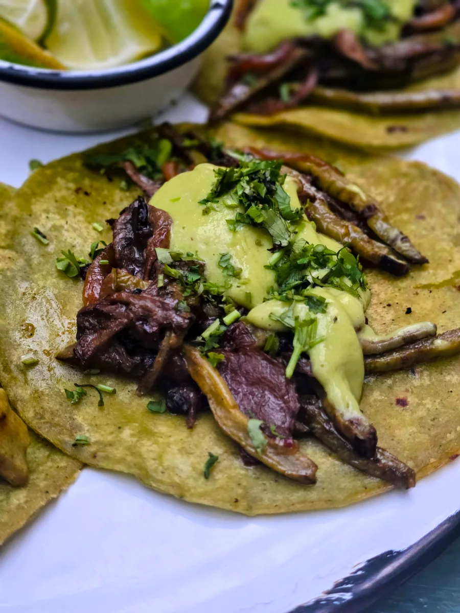 Nopal y Hongos Taco from Safari Comedor Zama in Tulum