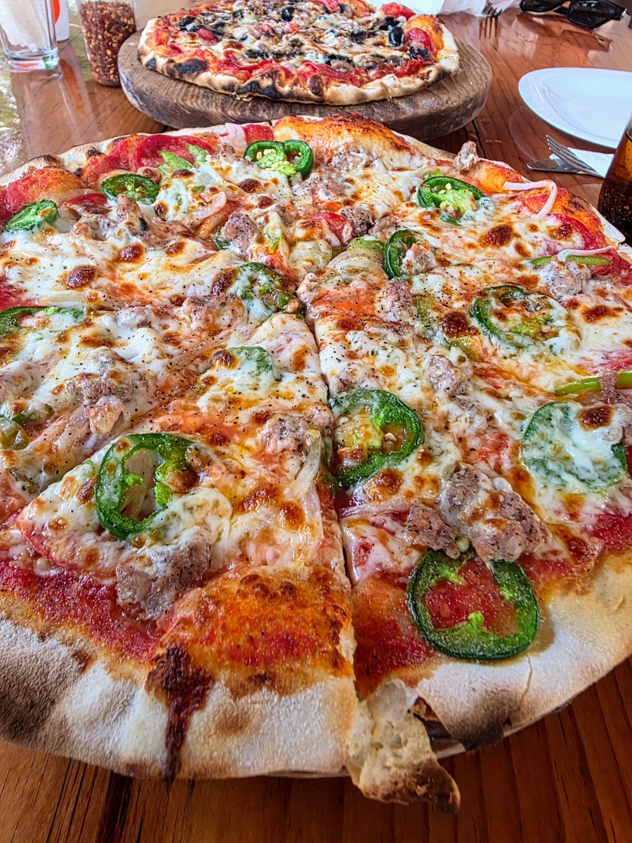 Spicy Gringa Pizza is a must try at La Onda Tulum Mexico