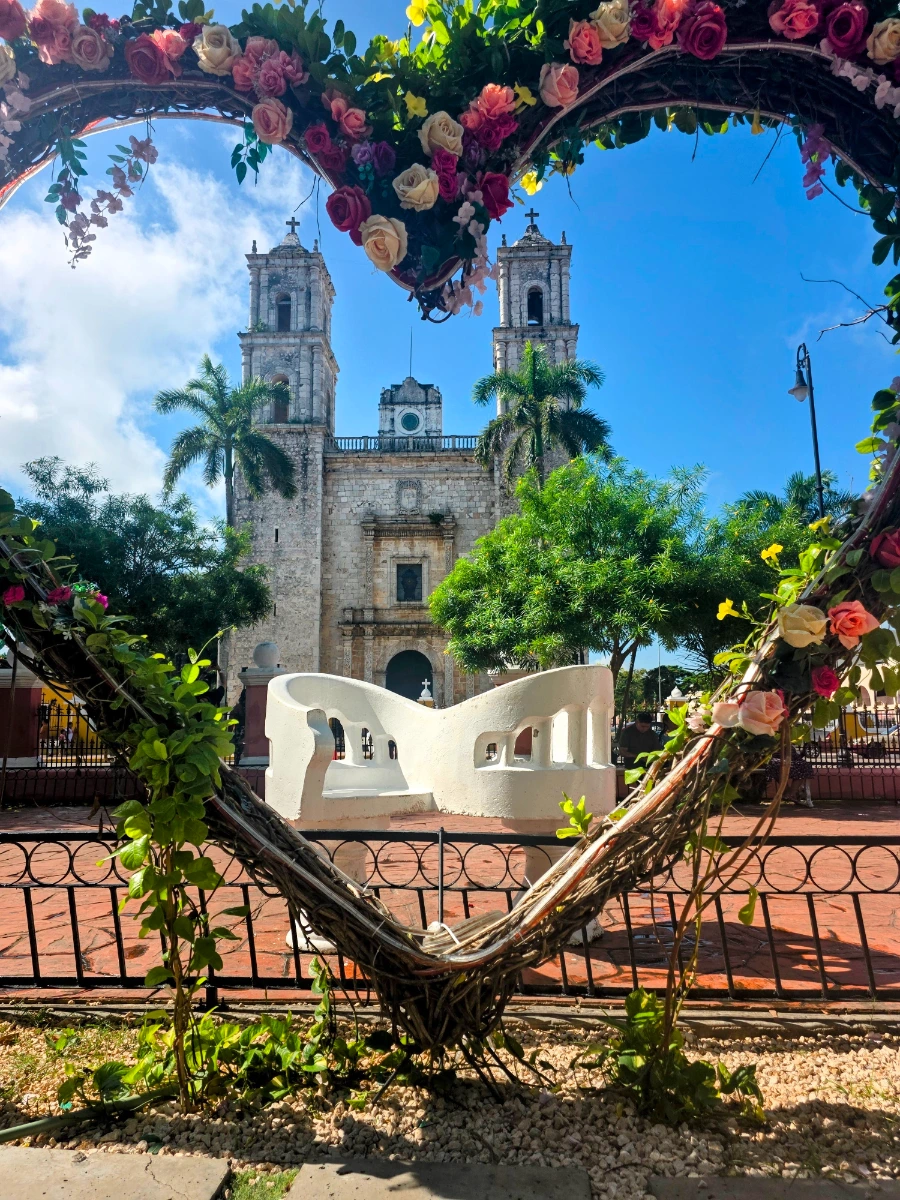 Park and church in Valladolid