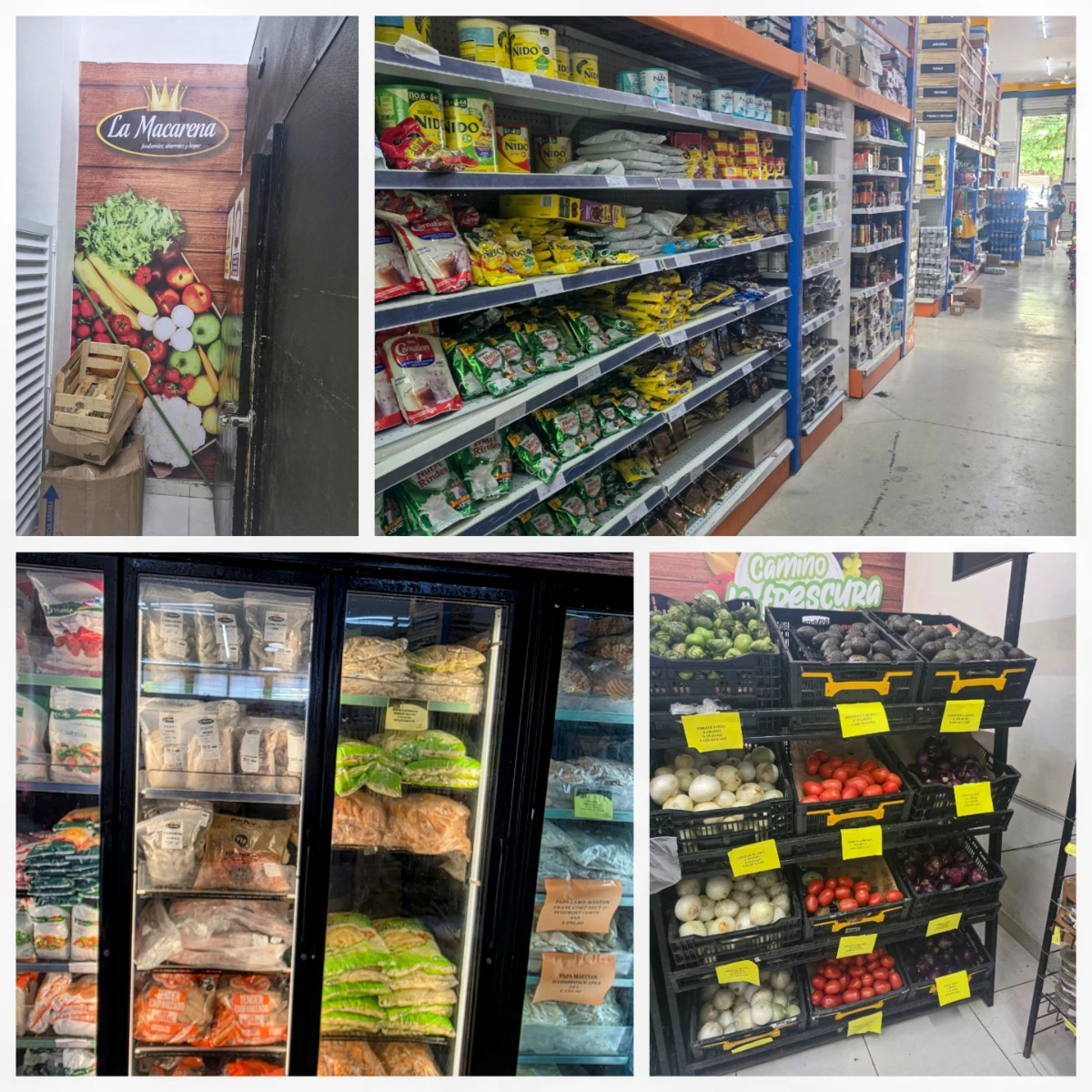 La Macarena grocery store in Tulum