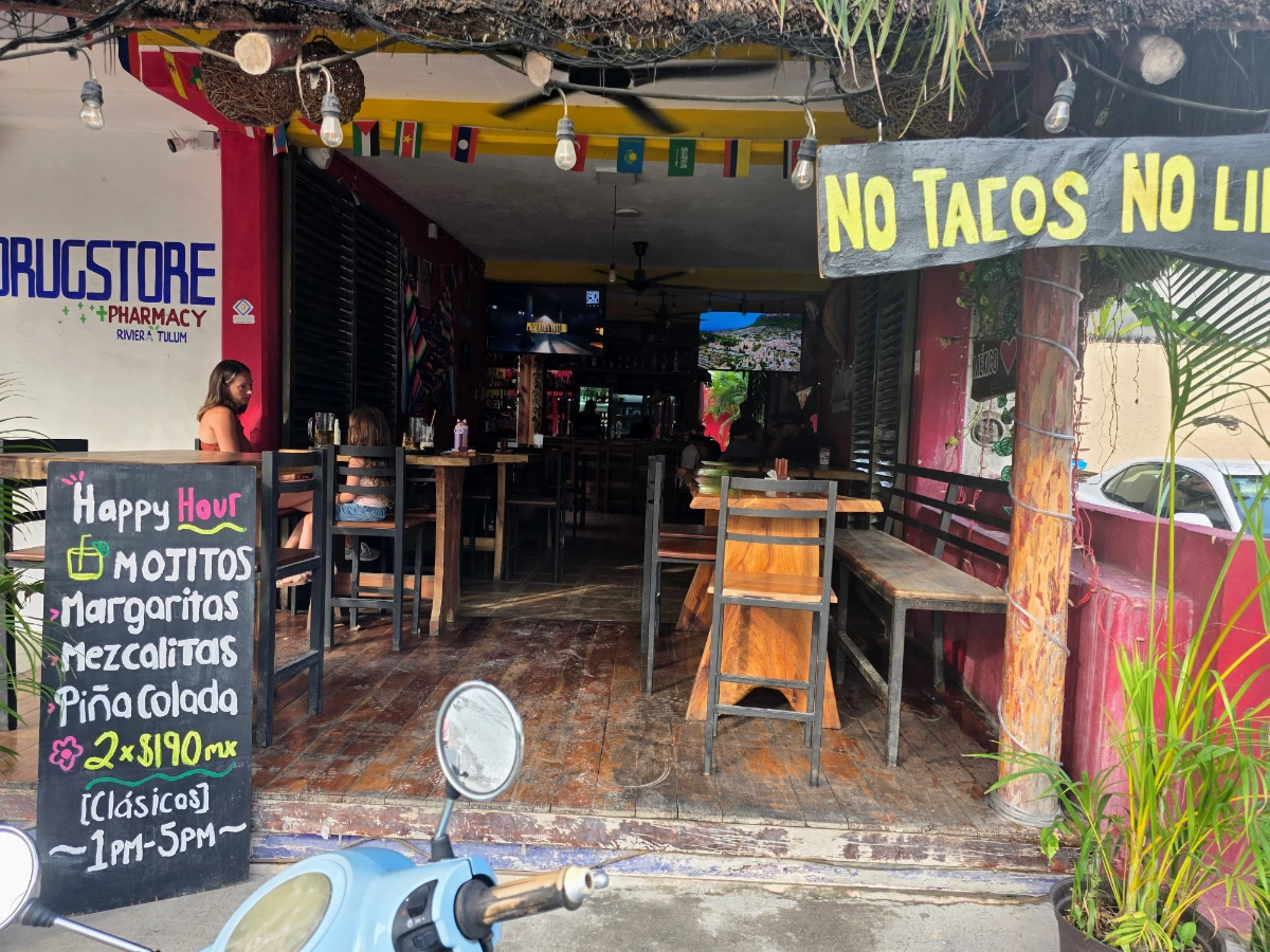 La Taque restaurant in La Veleta, Tulum