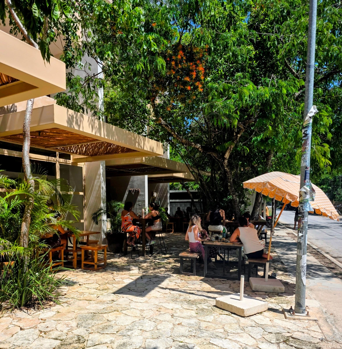 Restaurant views in La Veleta, Tulum