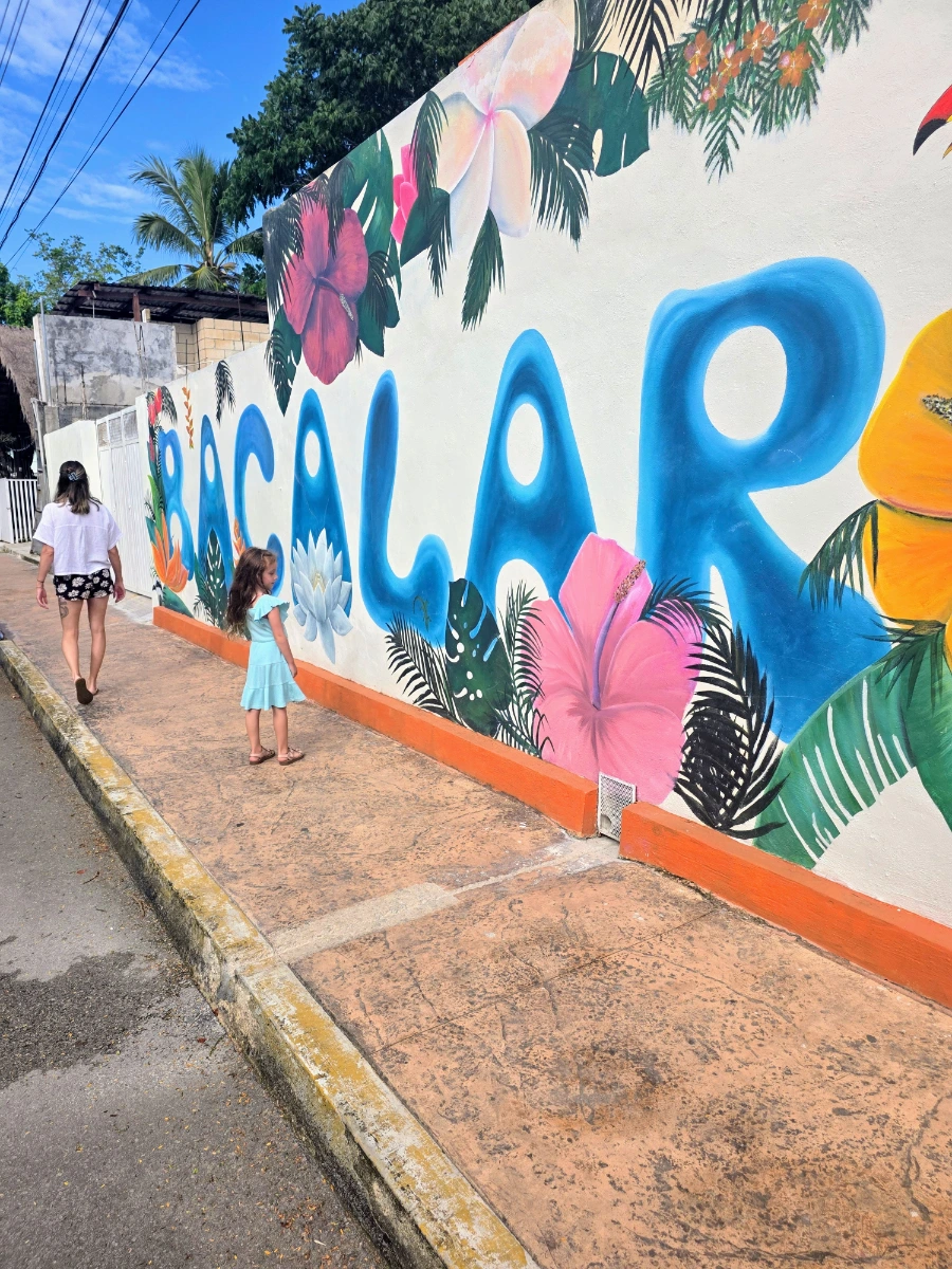 Exploring Bacalar on foot
