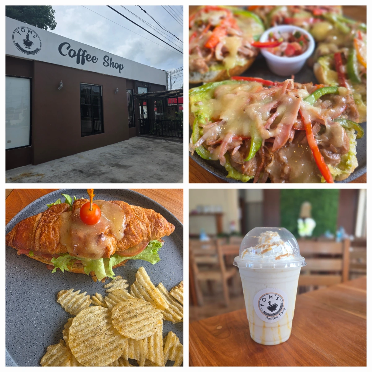 Breakfast at Yom's Coffee Shop in Felipe Carrillo Puerto on the way to Bacalar Mexico