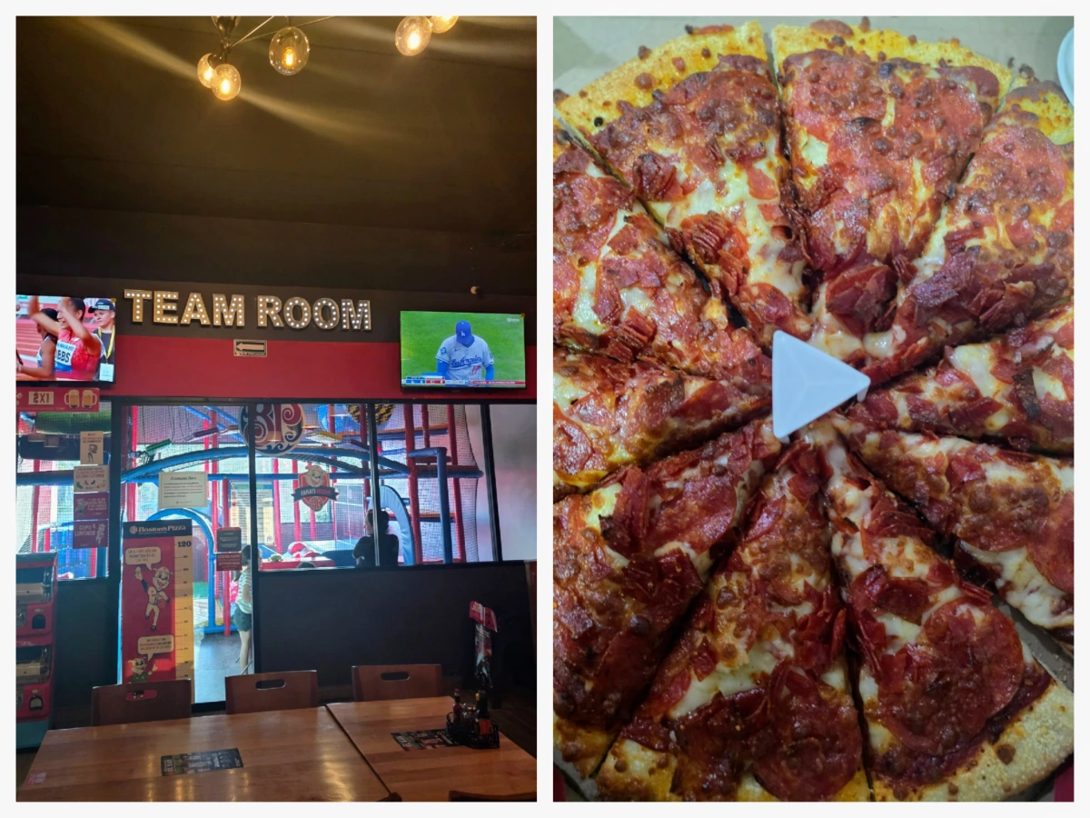 Boston's Pizza in Tulum, Mexico