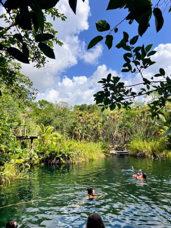 Cenote Cristal in Tulum, Mexico