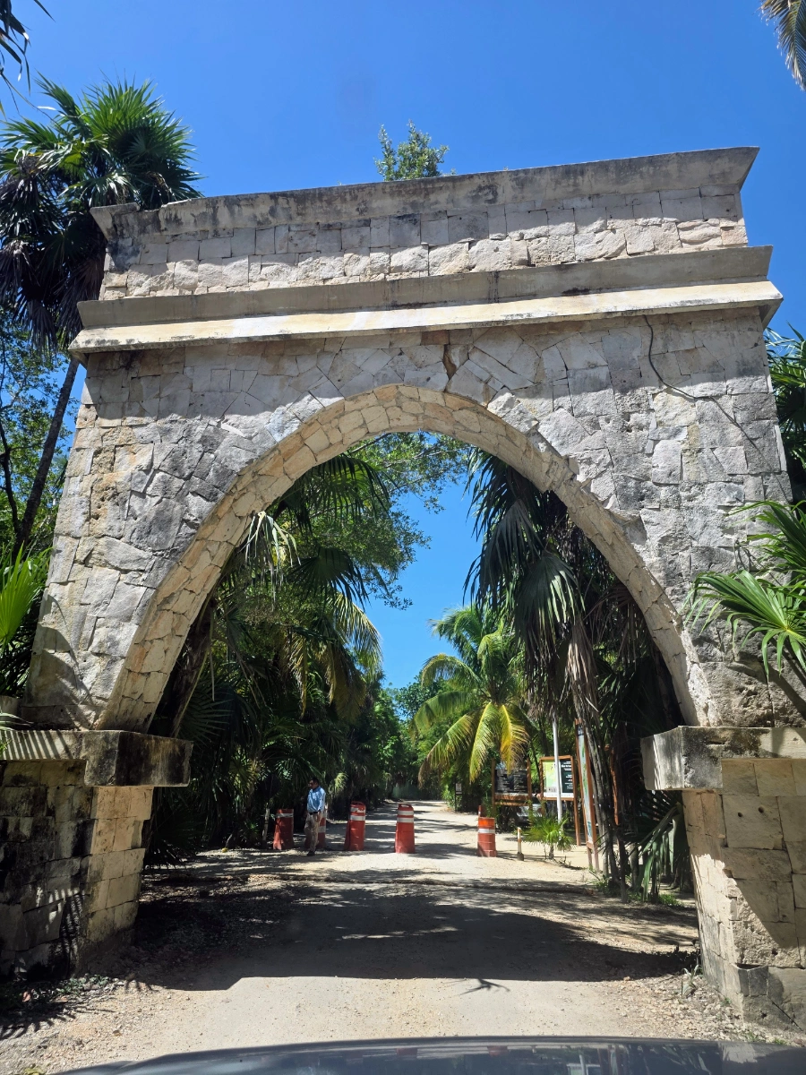 Entrance to Sian Ka'an Biosphere Reserve in Tulum