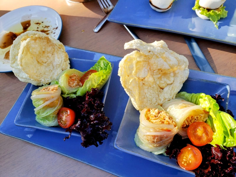 Delicious food in Kuta, Bali