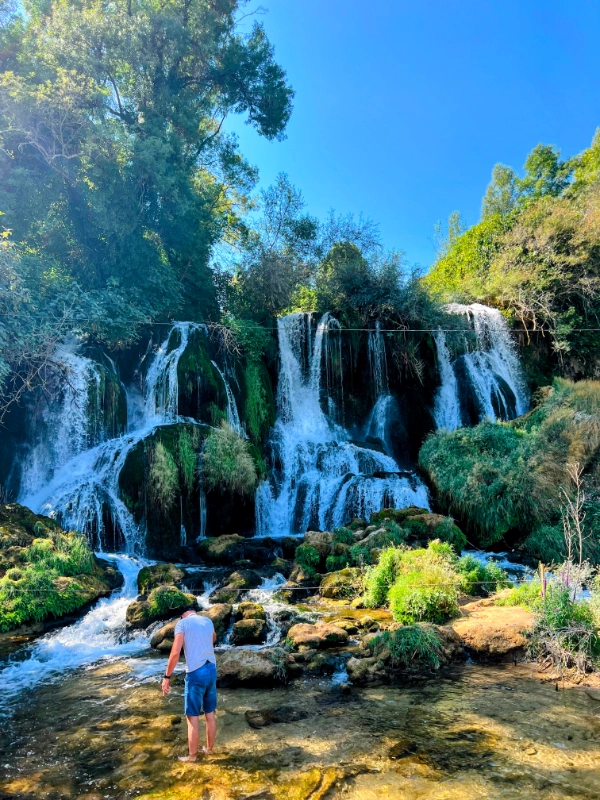 Kravice Falls in Bosnia and Herzegovina. Part of our Balkan roadtrip itinerary