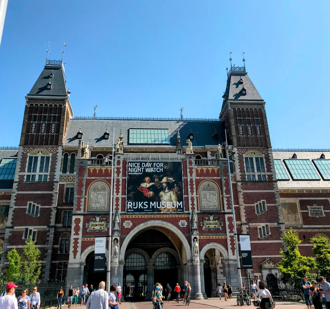 Rijks Museum in Amsterdam, Netherlands. Part of Is Amsterdam expensive
